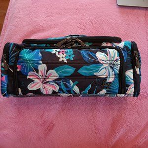 Lug Trolley Cosmetic Case in Hibiscus Multi